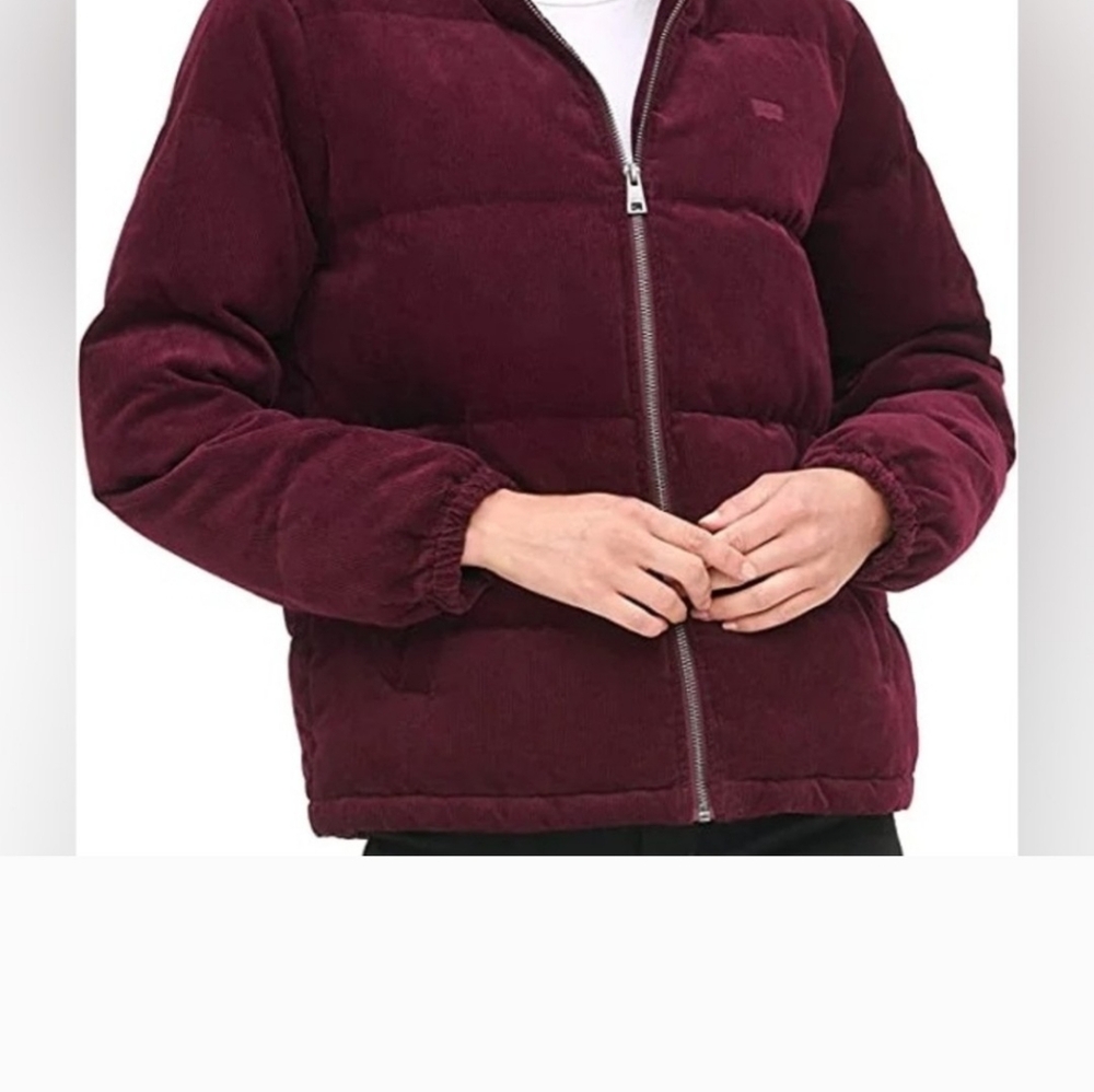 Levi's Dark Purple Puffer Jacket